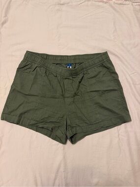 Old Navy - Linen Shorts - Green XL